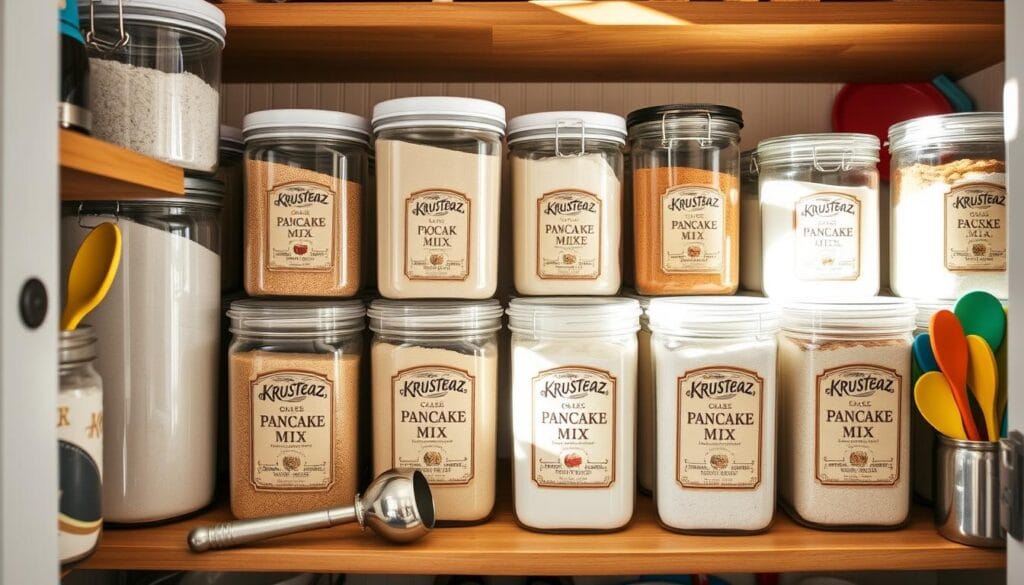 Krusteaz pancake mix storage