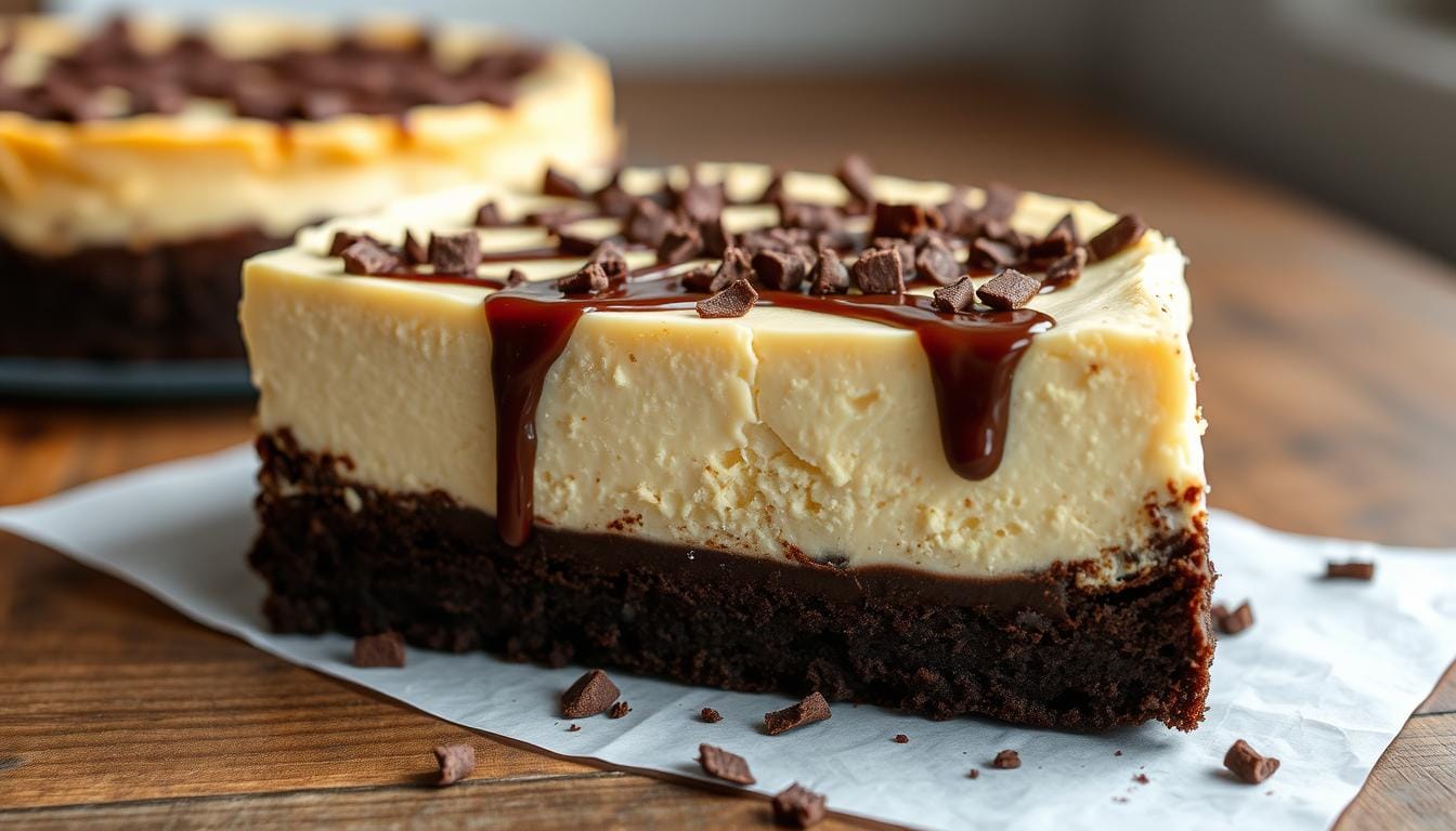 brownie cheesecake