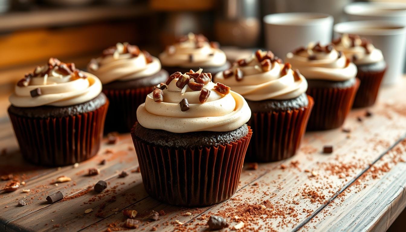 german chocolate cupcakes