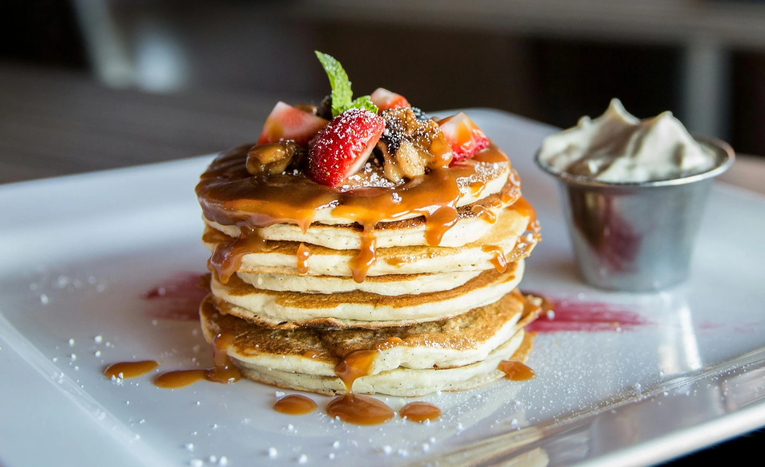 Oat flour pancakes