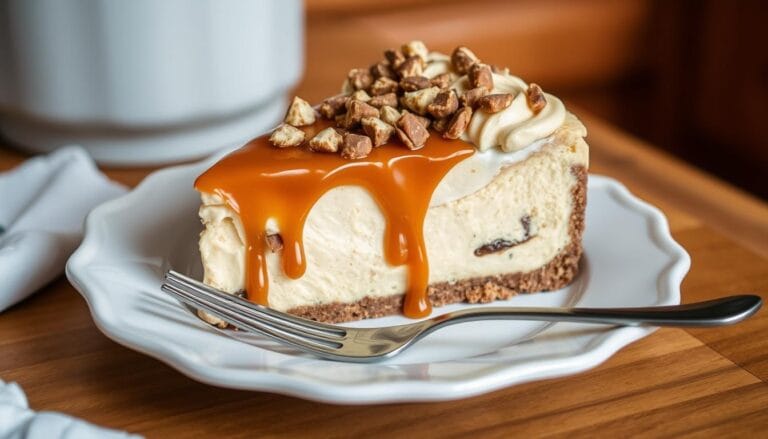 reeses caramel cheesecake