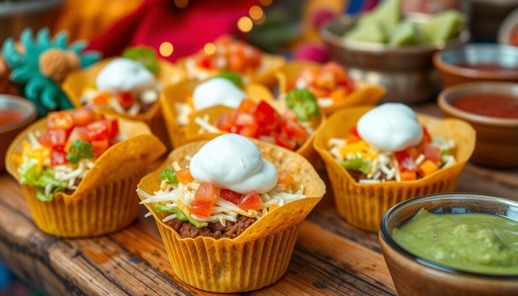 taco cupcakes