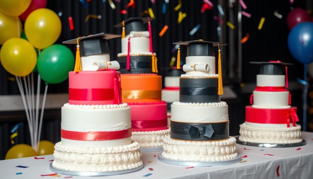 themed cakes for grads