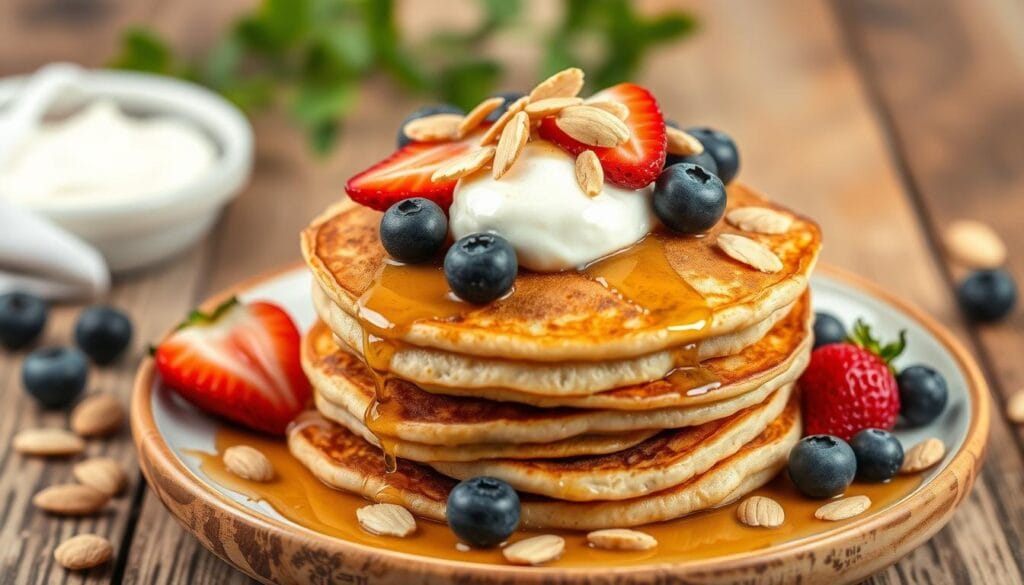 Healthy Banana Protein Pancake Toppings