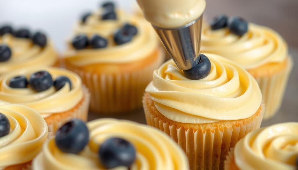 Lemon Cream Cheese Frosting Technique