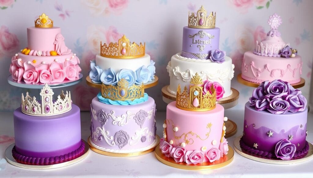 Princess Birthday Cake Color Schemes