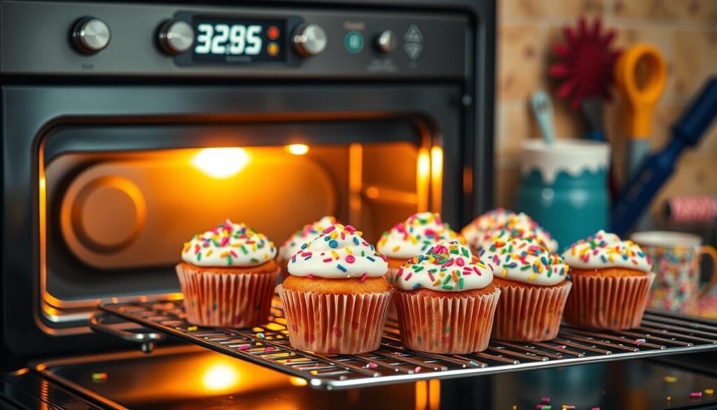 Sprinkle Cupcake Baking Temperature