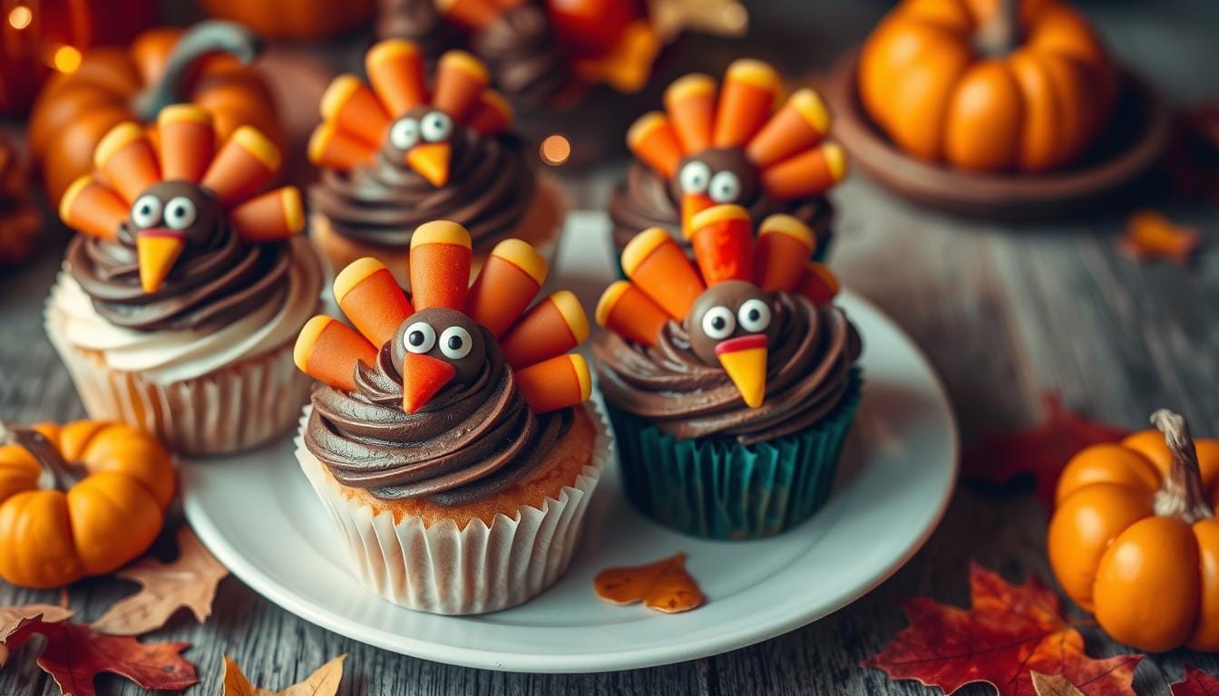 Turkey cupcakes​