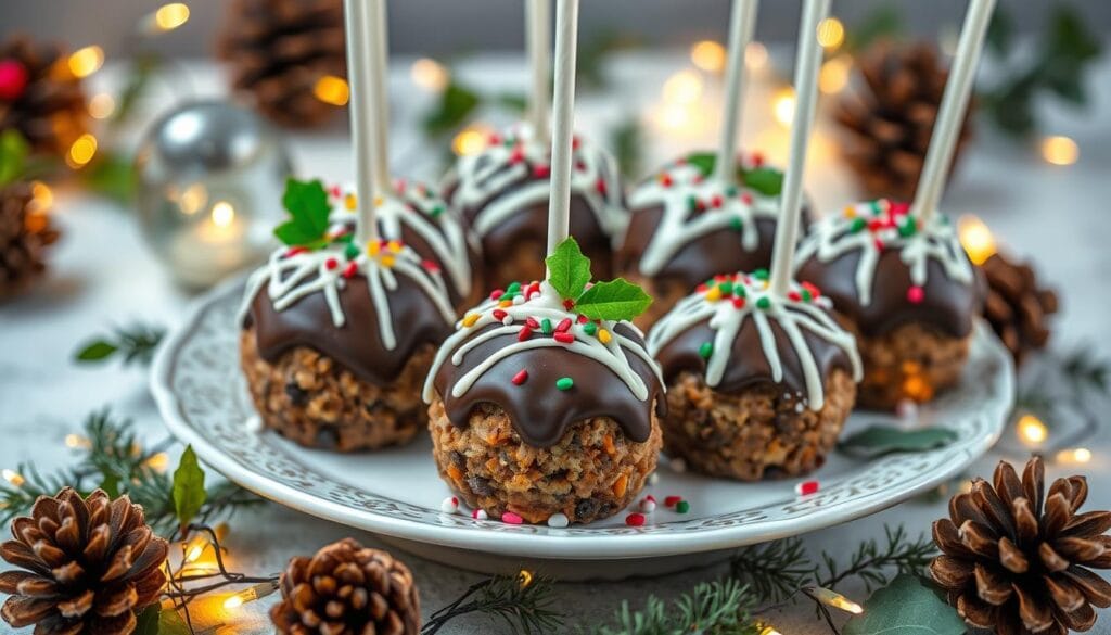 christmas cake pops