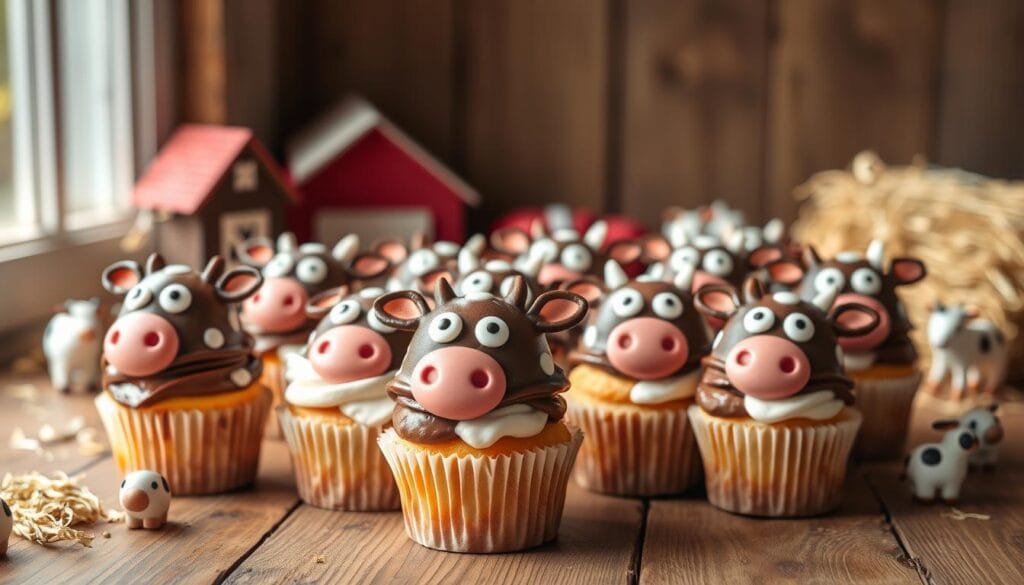 cow cupcakes