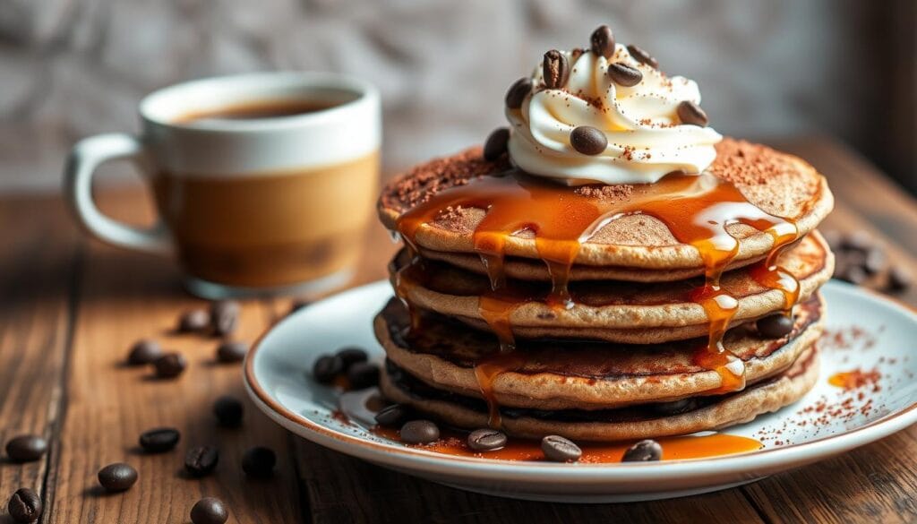 Coffee Pancake Serving Ideas